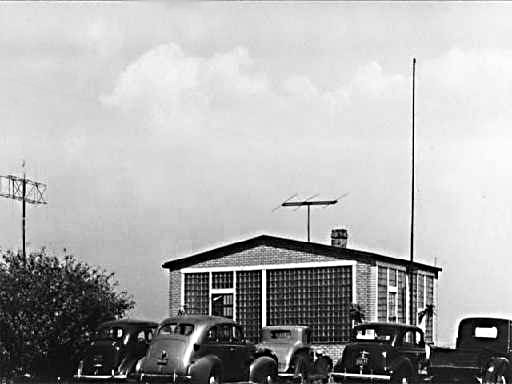 The original clubhouse, 1941