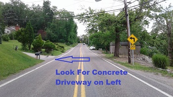 The driveway