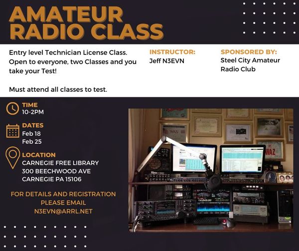 Technician class at the Carnegie Library