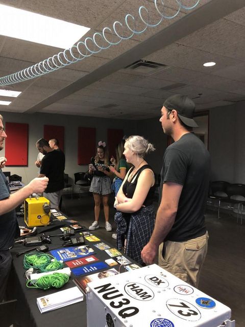 SCARC crew at the Carnegie Science Center adult night demo