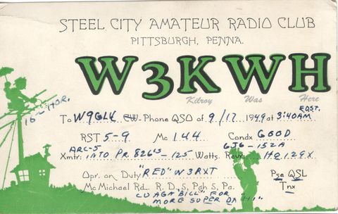 DE Red QSL