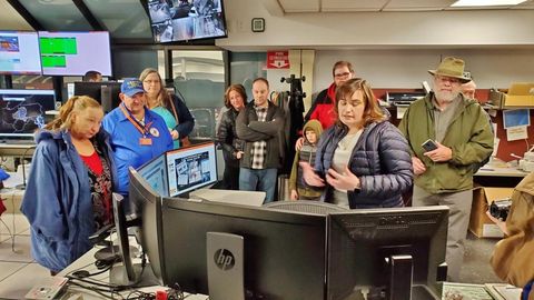 During the demo at the NWS 