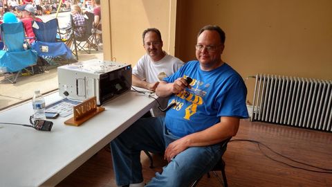 John KA3SZO & Bob NU3Q demo at the Canonsburg Parade